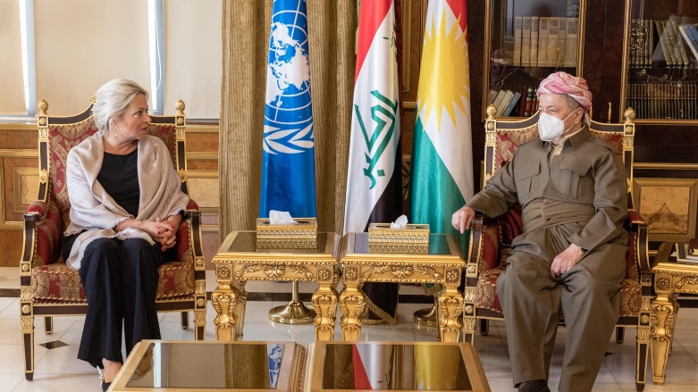 Jeanine Hennis-Plasschaert  ve Başkan Barzani