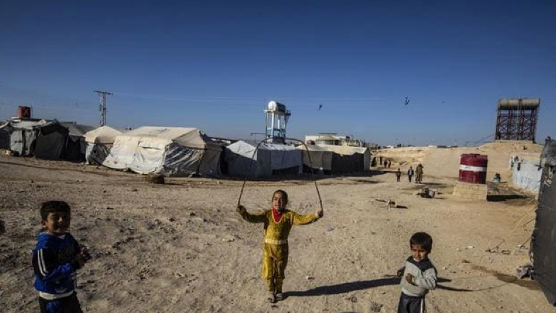 A picture shows the al-Hol camp, which holds relatives of suspected Islamic State group fighters in the northeastern Hasakah governorate, on Dec. 6, 2021 (Photo: Delil Souleiman/AFP)