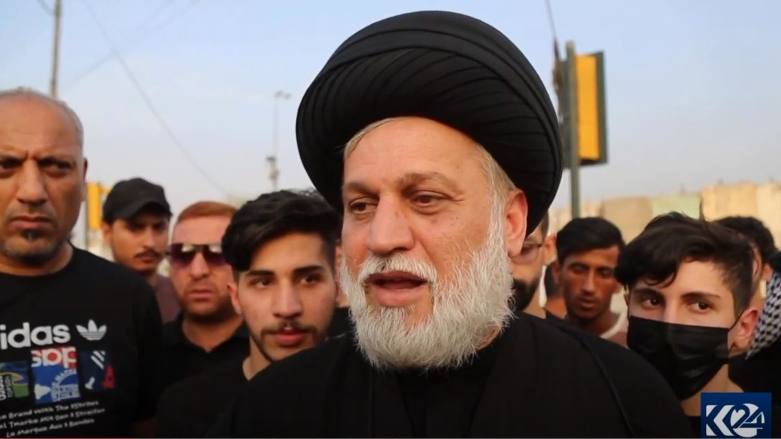 Sadr’ın Bağdat gösterilerindeki temsilcisi İbrahim Caberi