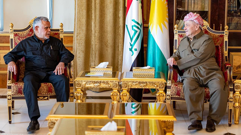 Hadi Amiri ve Başkan Barzani