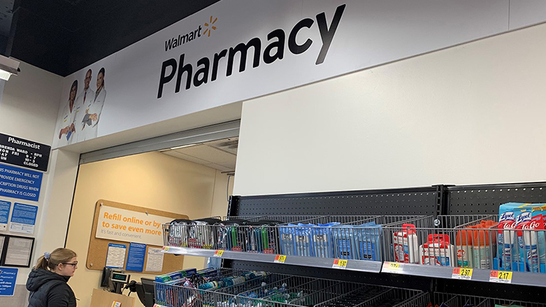 دەرمانخانەیەکی walmart