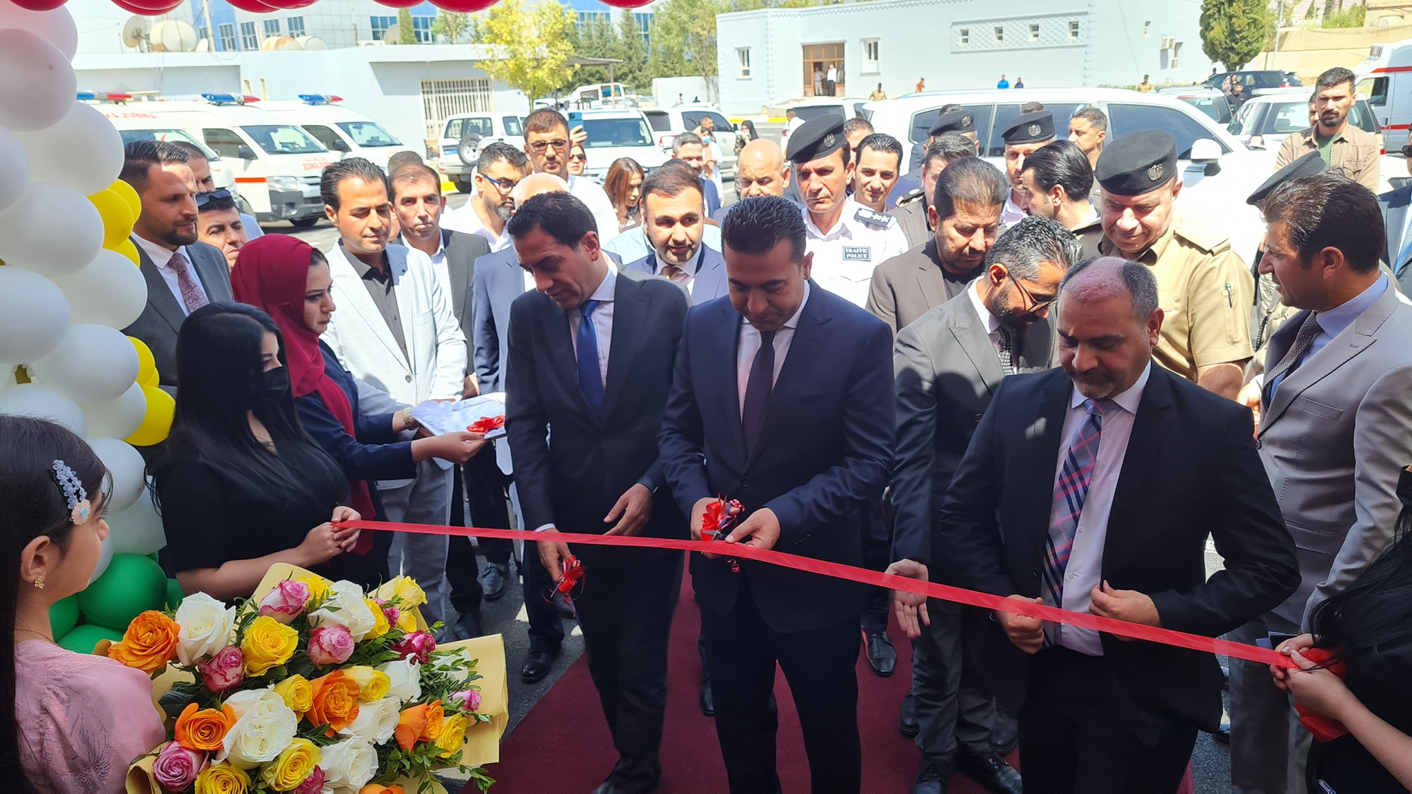 رێوڕەسمی کردنەوەی نەخۆشخانەکە