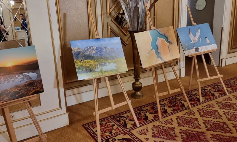 The photo's were a reflection from the Kurdistan Region's nature and environment (Photo: Wladimir van Wilgenburg/Kurdistan 24).