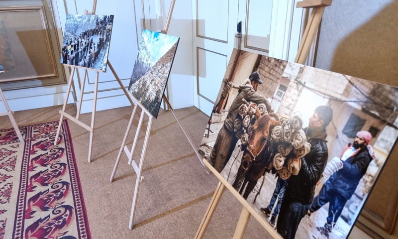 The Kurdish photographers were given awards by the Department of Media and Information (Photo: Wladimir van Wilgenburg/Kurdistan 24).