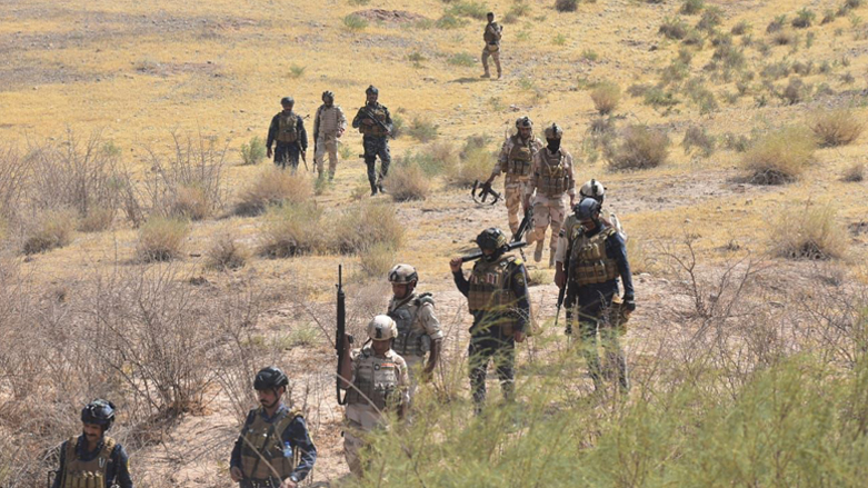 Iraqi security forces sweeping the areas between southwest Kirkuk and Nineveh Plains in an operation against ISIS, August 27, 2022. (Photo: Security Media Cell)