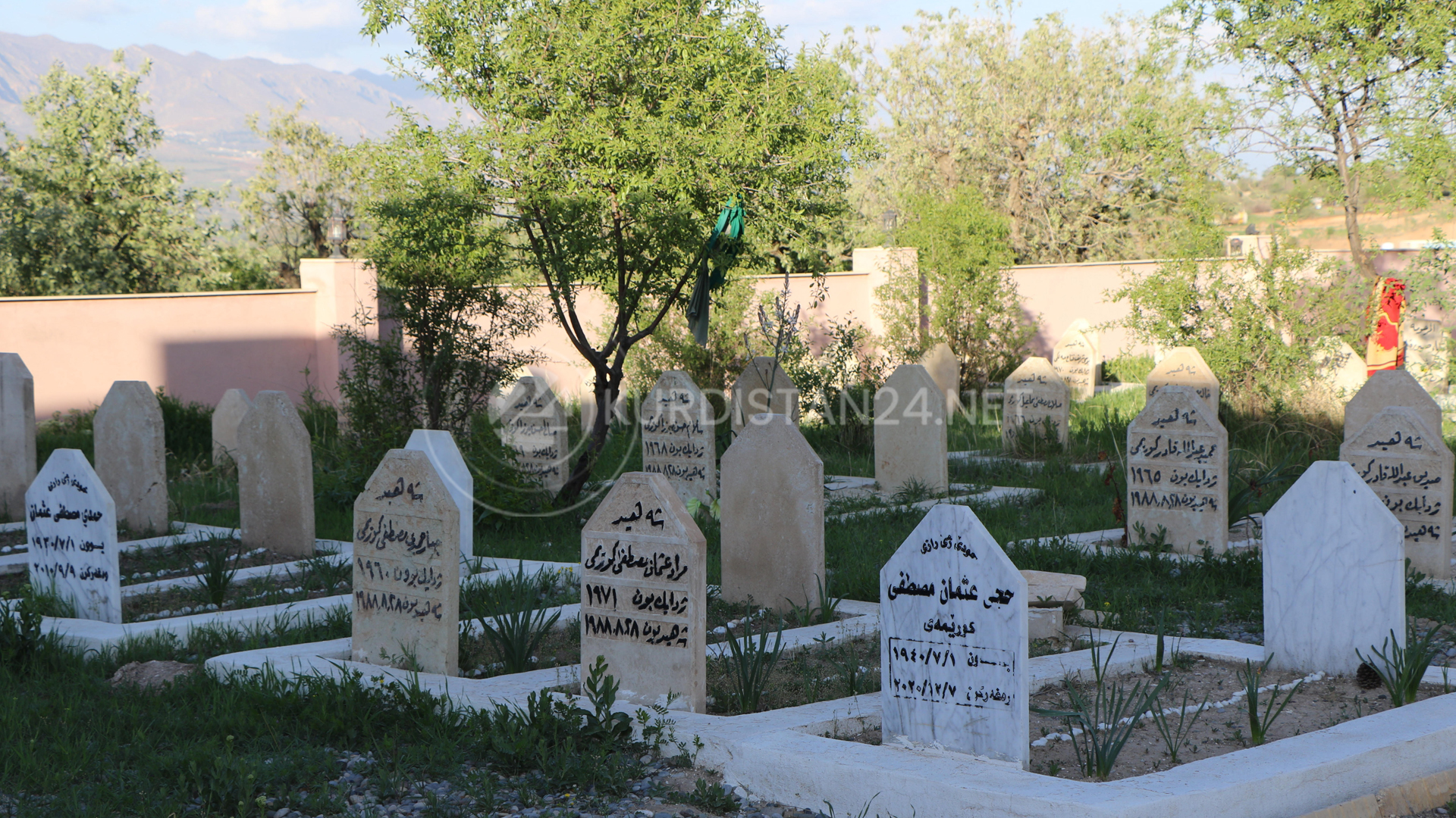 Graveyard of some of the victims of Anfal in Kurema village, Duhok province, August 28, 2022. (Photo: Kurmanj Nhili/Kurdistan 24)
