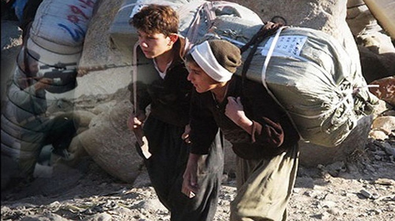 کودکان کولبر در شرق کوردستان