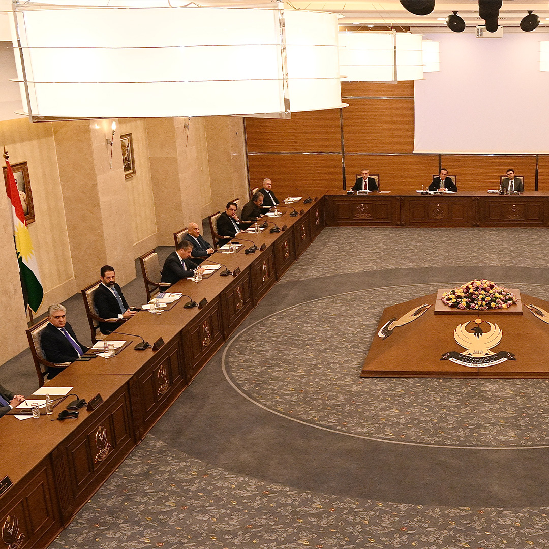 The meeting of the KRG Council of Ministers, August 2, 2023. (Photo: KRG)