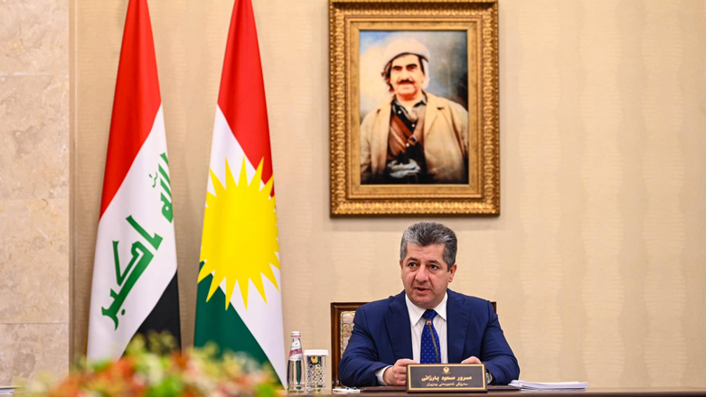 Kurdistan Region Prime Minister Masrour Barzani is pictured during a KRG Council of Ministers meeting, June 7, 2023. (Photo: KRG)