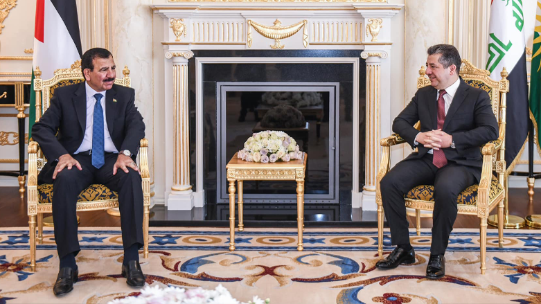 دیدار مسرور بارزانی، نخست وزیر اقلیم کوردستان و احمد خلالیه، معاون اول رئیس مجلس نمایندگان اردن