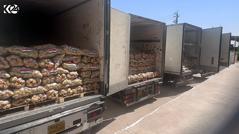 120 ton petateyên Herêma Kurdistanê bo Îmaratê hatiye hinardekirin