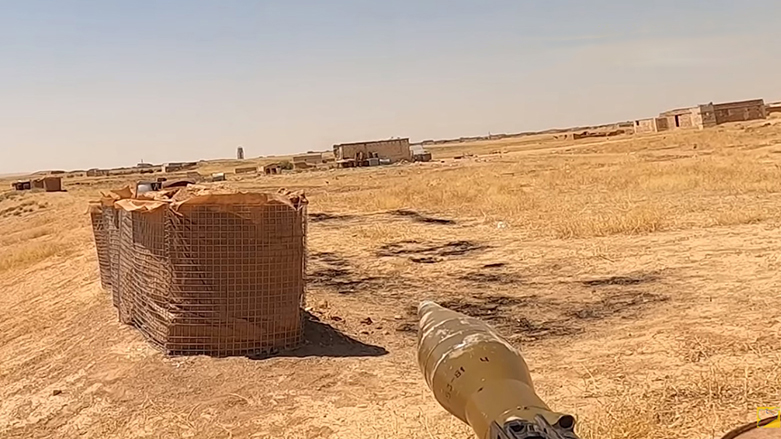 Screenshot from the SDF attack (Photo: SDF video)
