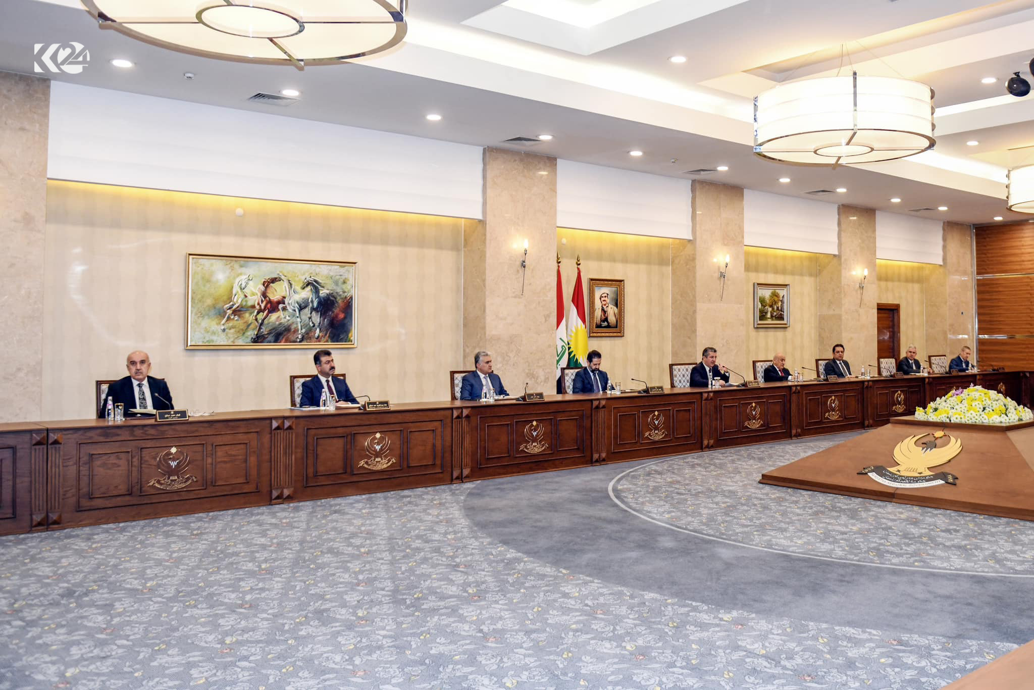 KRG Council of Ministers meeting, Aug. 9, 2023. (Photo: KRG)