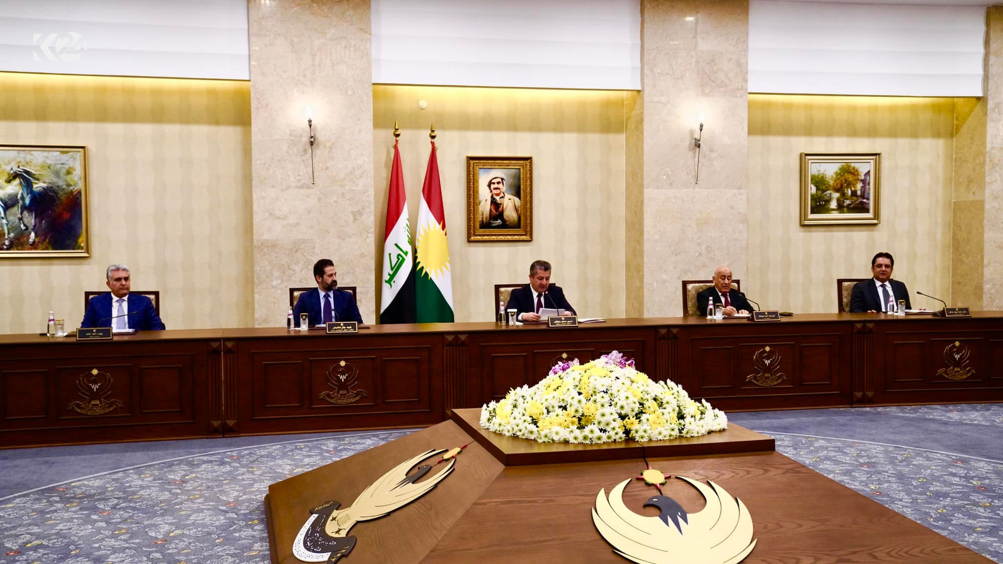 KRG Council of Ministers meeting, Aug. 9, 2023. (Photo: KRG)