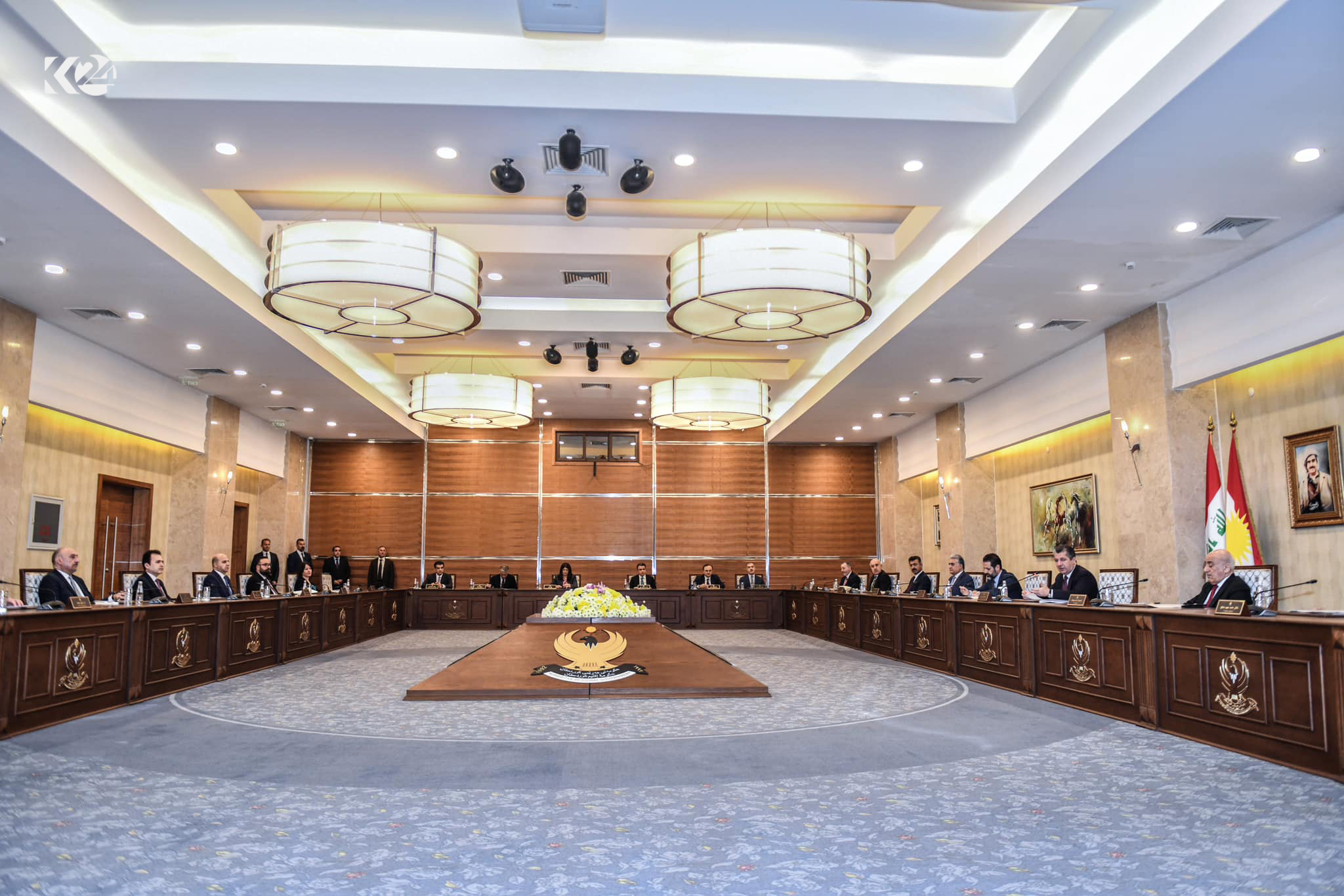 KRG Council of Ministers meeting, Aug. 9, 2023. (Photo: KRG)