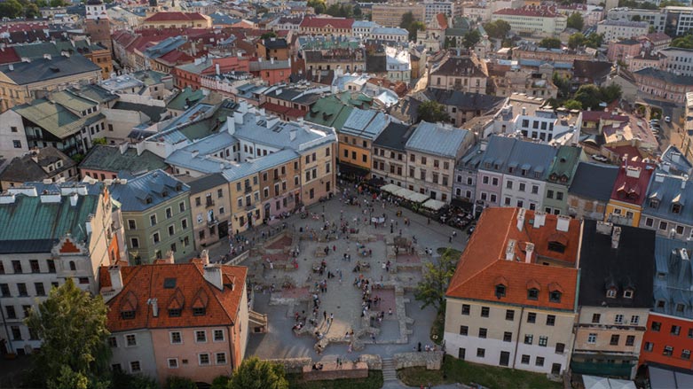 Polonya'nın doğusundaki Lublin kenti