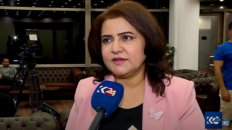 نرمين معروف عضو اللجنة المالية في مجلس النواب العراقي - أرشيف