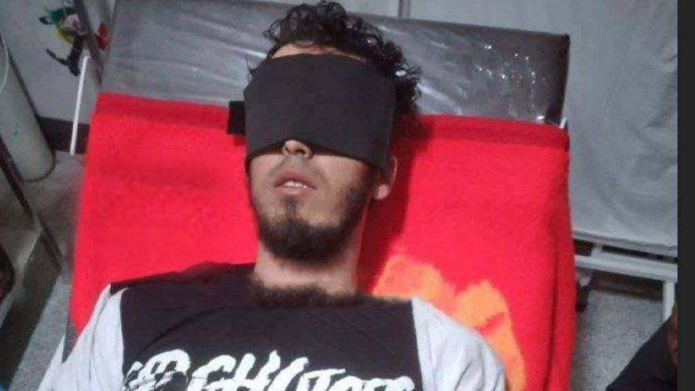 یەکێک لەو هێرشبەرانەی کە دەستگیرکراوە