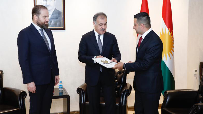 The KRG on Tuesday appointed a new KRG representative in Spain, Aug. 15, 2023 (Photo: Safeen Dizayee/Twitter).