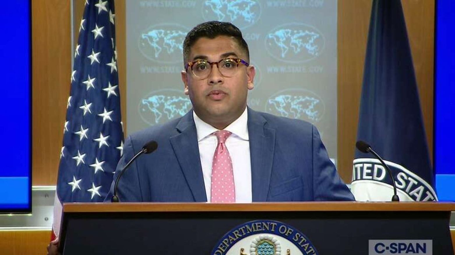 US Deputy State Department Spokesperson, Vedant Patel (Photo: AFP)
