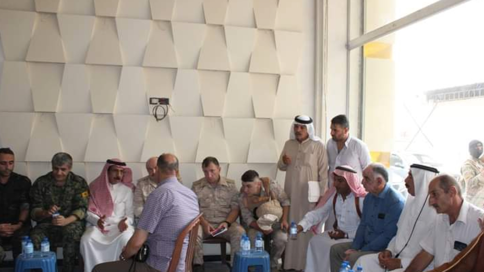 A Russian delegation on Friday met with tribal leaders in Hasakah city (Photo: social media)