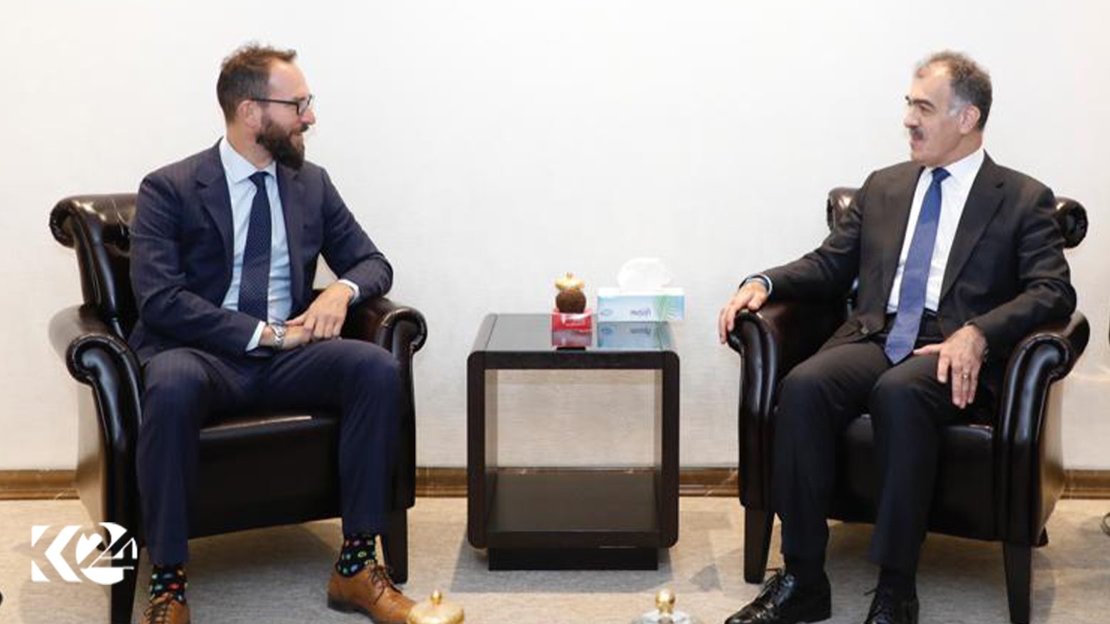 سفین دزه‌ای، رئیس اداره روابط خارجی اقلیم کوردستان و مارک استروه، سرکنسول جدید آمریکا در اربیل