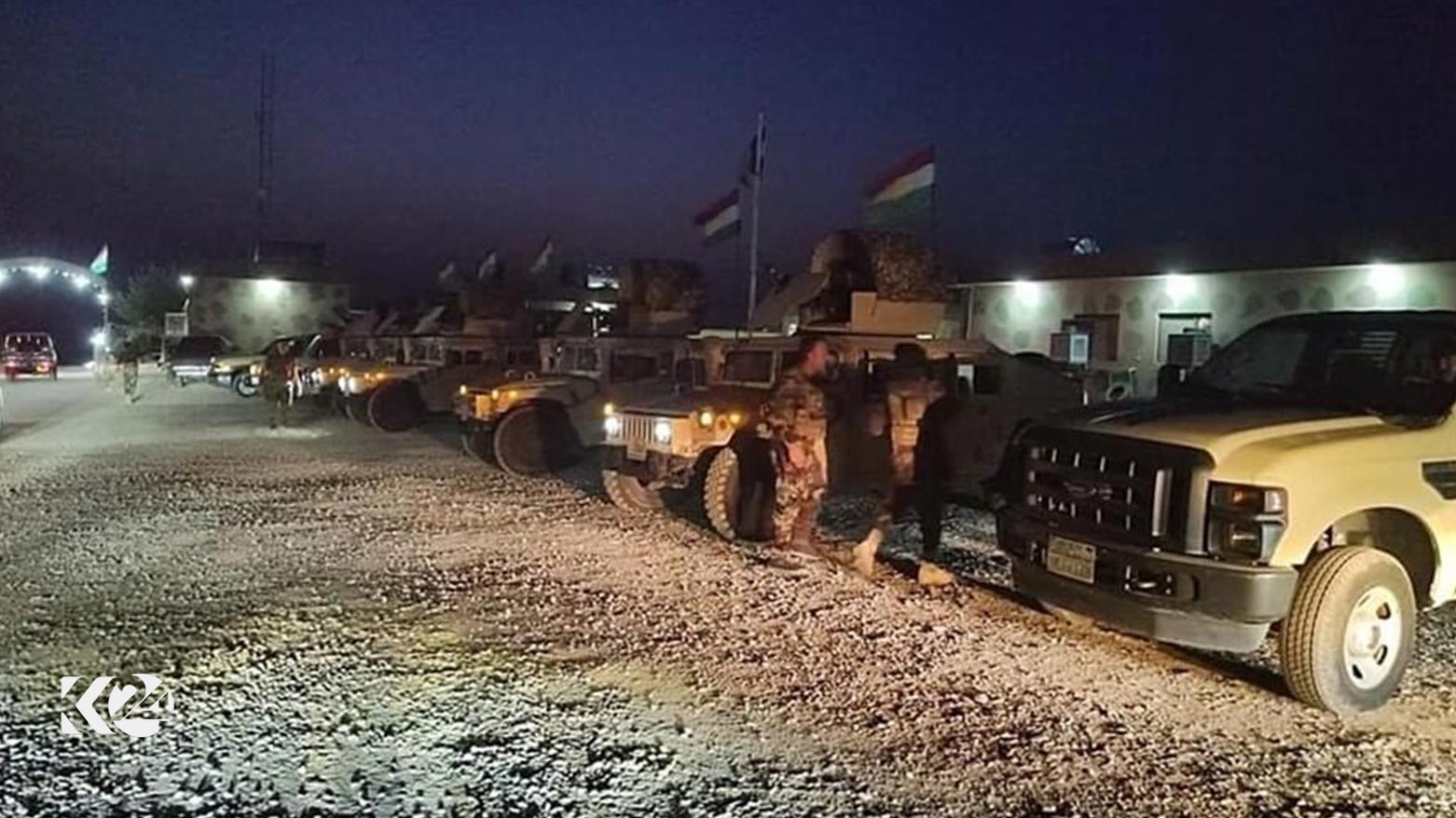 Peshmerga forces during the operation in Kirkuk's Qara Hassan and Laylan subdistricts, Aug. 21, 2023. (Photo: KRG)