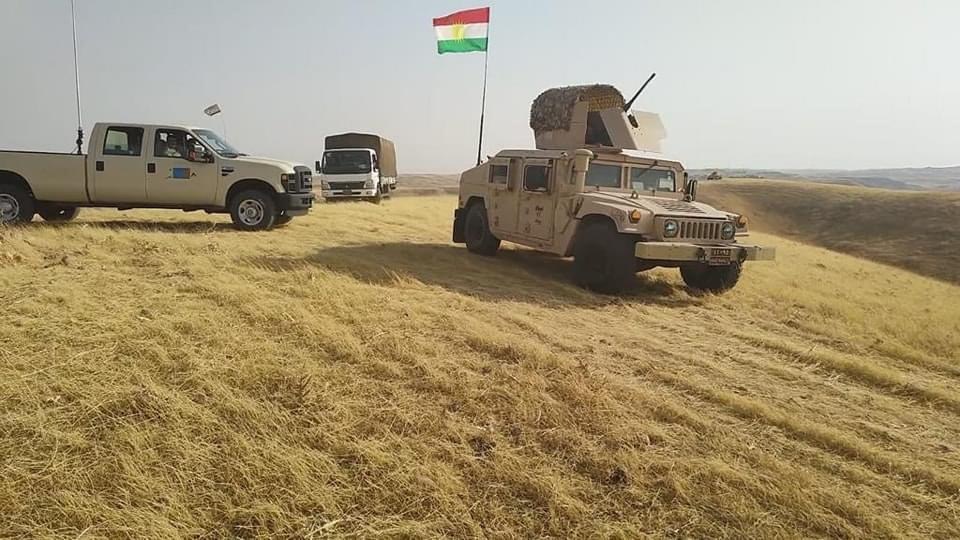 Peshmerga forces during the operation in Kirkuk's Qara Hassan and Laylan subdistricts, Aug. 21, 2023. (Photo: KRG)