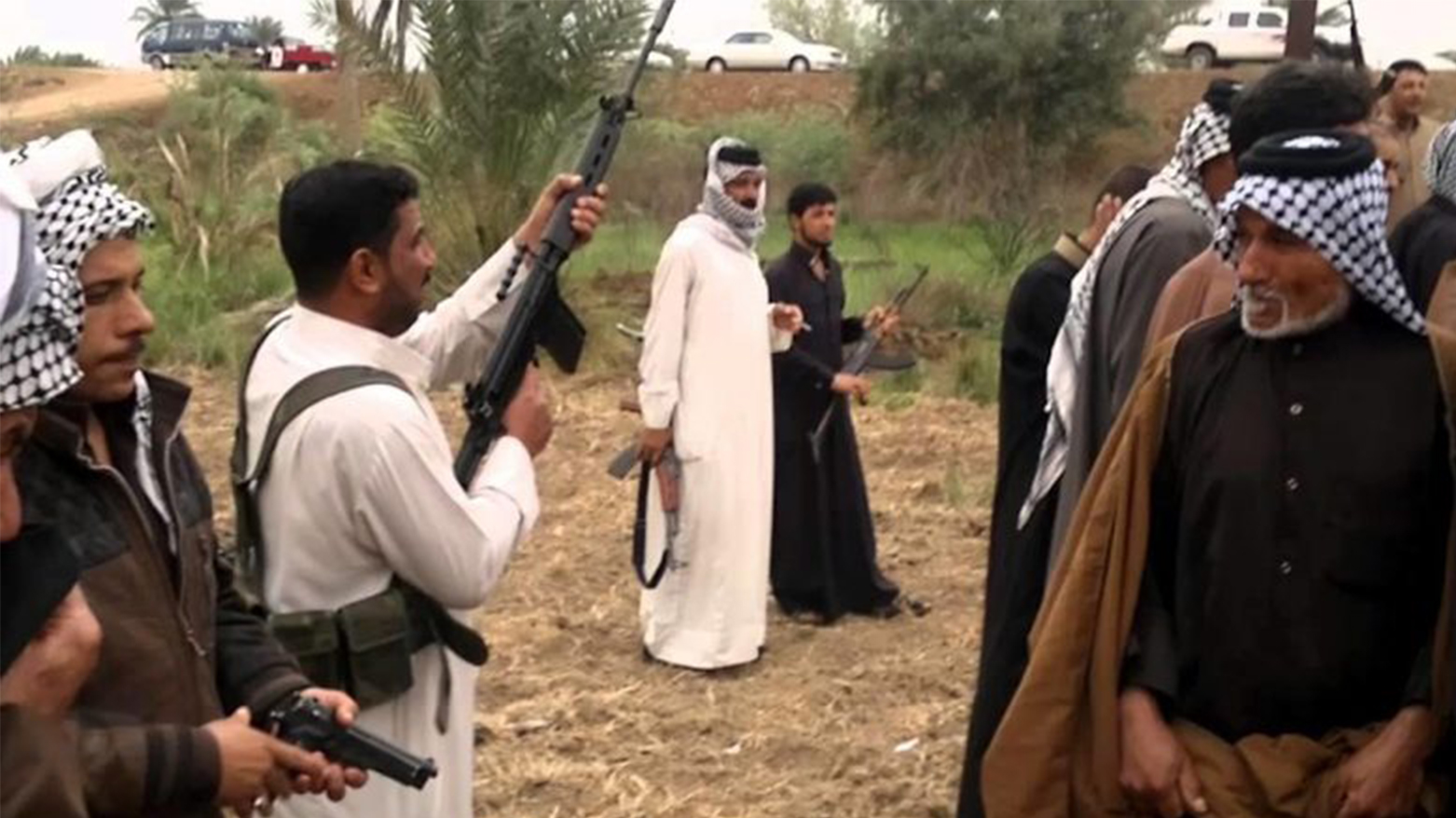 صورة أرشيفية عن دكّة عشائرية في العراق