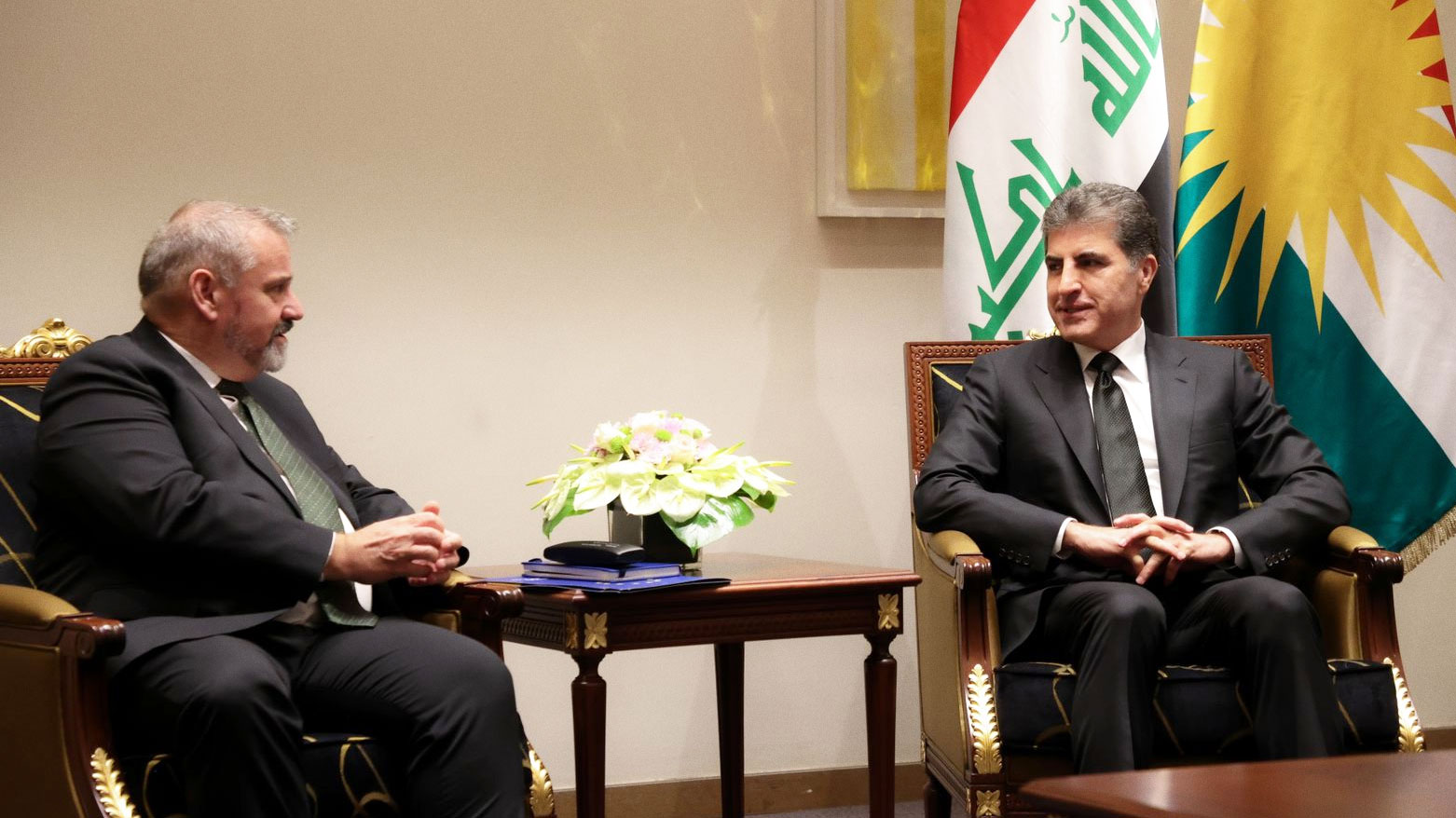 Kurdistan Region’s President, EU Ambassador discuss Erbil-Baghdad relations, regional stability