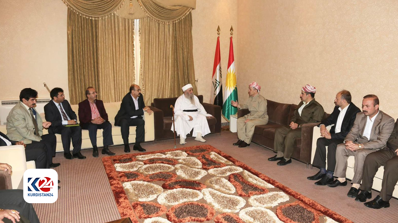 Throwback to 2014: President Barzani vows to avenge Yezidi genocide: 'Kurdistan and Êzîdxan Will Endure'