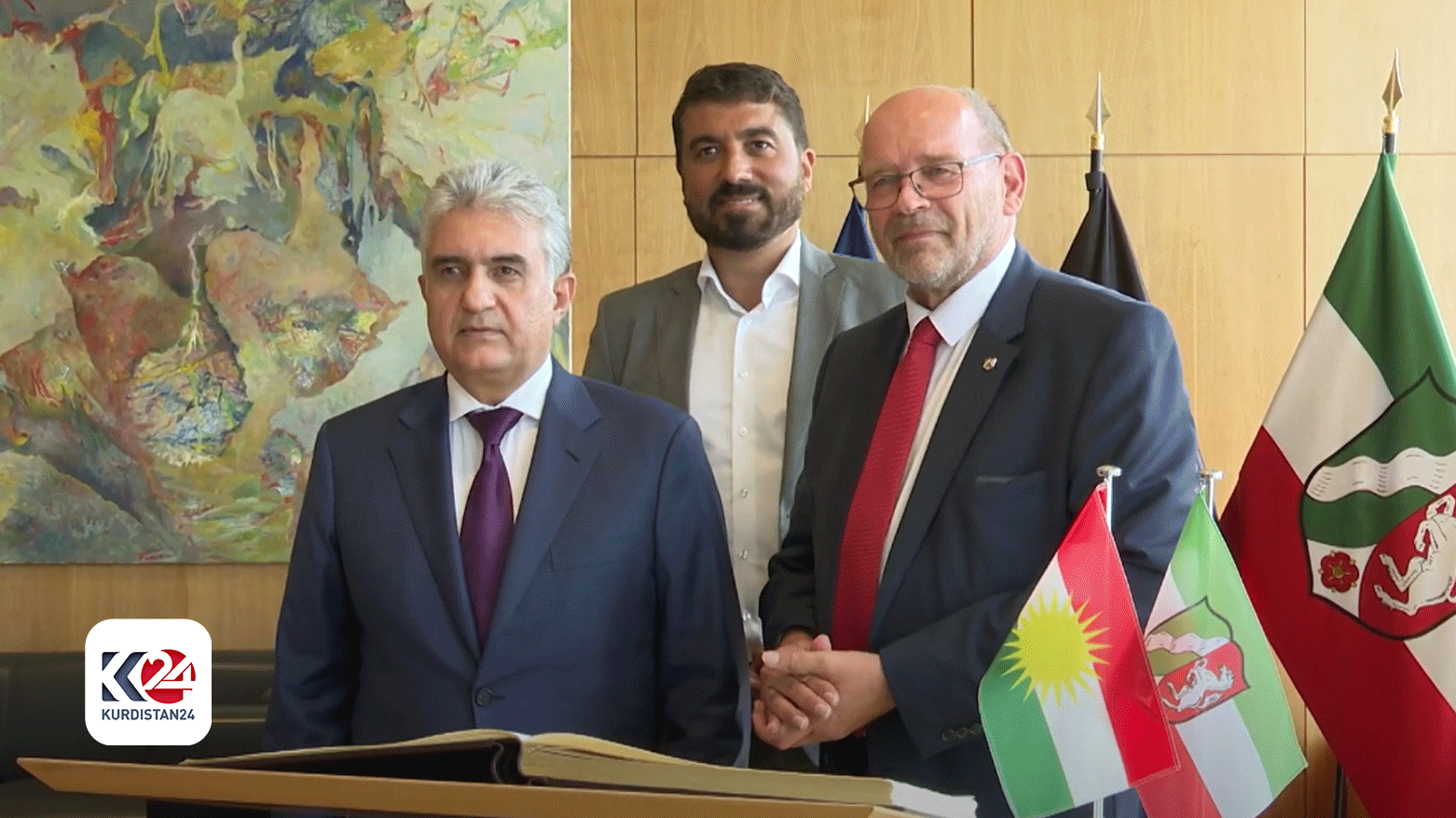 KRG Interior Minister visits Nordrhein-Westfalen Parliament in Germany