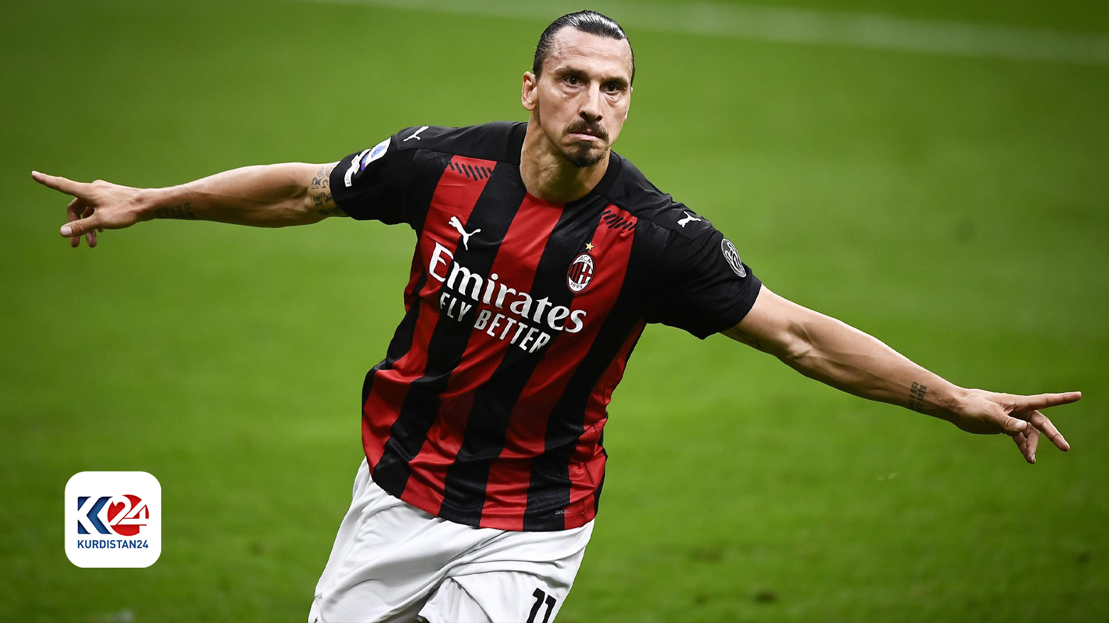 زڵاتان ئیبراهیمۆڤیچ بە درێسی میلانەوە