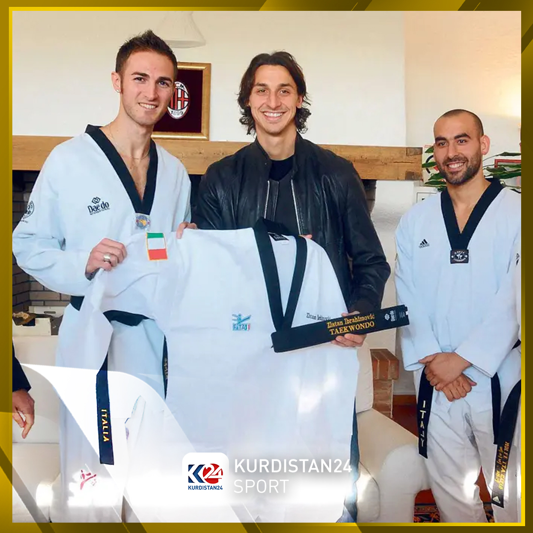 ئیبراهیمۆڤیچ و دوو یاریزانی تایکواندۆ