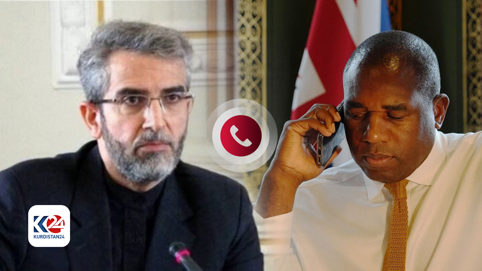 British Secretary of State Lammy made phone call with Iran's Acting Foreign Secretary Kani