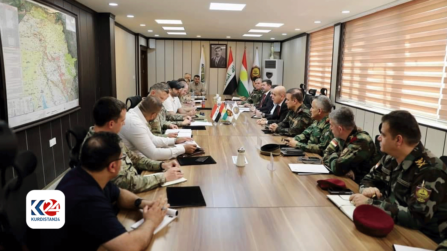 KRG Minister of Peshmerga meets with coalition forces to discuss key reforms