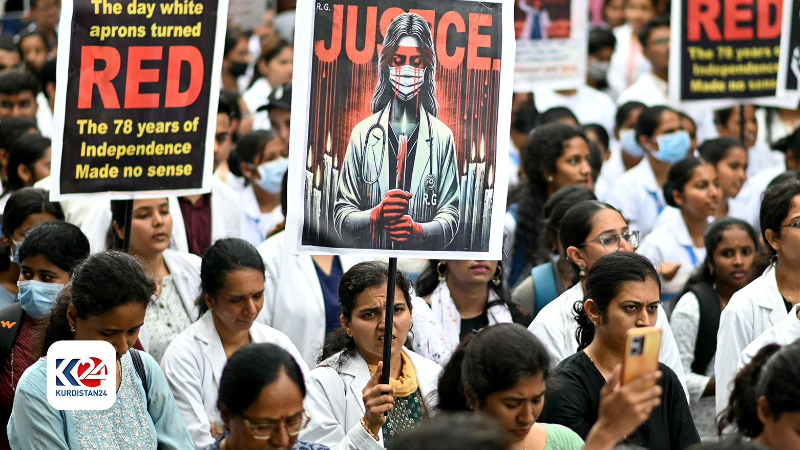 إضراب لأطباء الهند على مستوى البلاد بعد اغتصاب زميلة لهم وقتلها