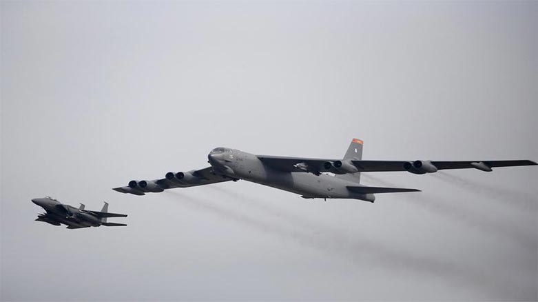 ABD Hava Kuvvetlerine ait bombardıman uçakları / Reuters