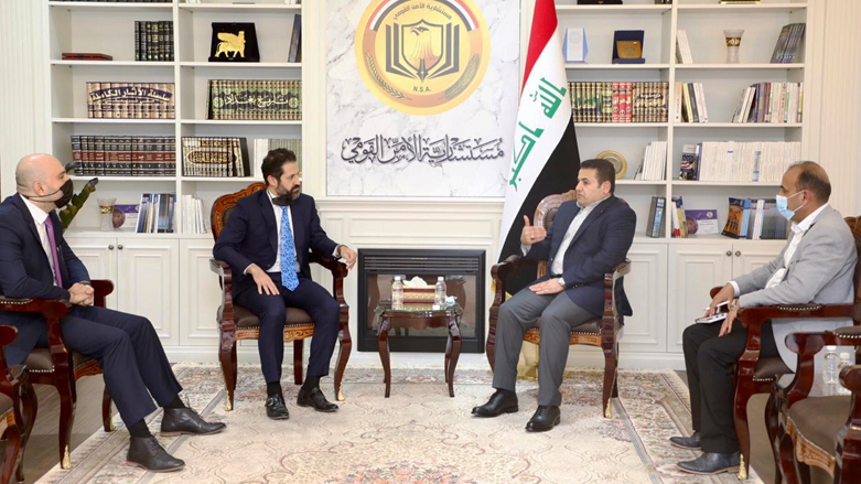 Şanda Danûstankar a Herêma Kurdistanê û Şêwirmendê Asayîşa Niştimanî ya Iraqê civiyan