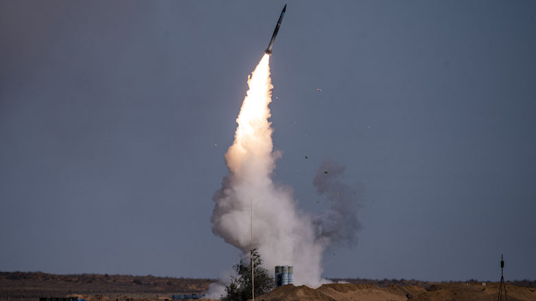 In this file photo taken on Sept. 22, 2020, a rocket launches from an S-400 missile system at the Ashuluk military base in Southern Russia. (Photo: AFP/Dimitar Dilkoff)