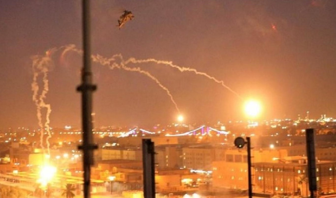 استهداف المنطقة الخضراء في بغداد بصواريخ