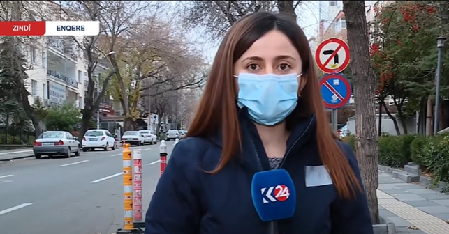 Nalin Dirî, Peyamnêra Kurdistan24, Enqere.