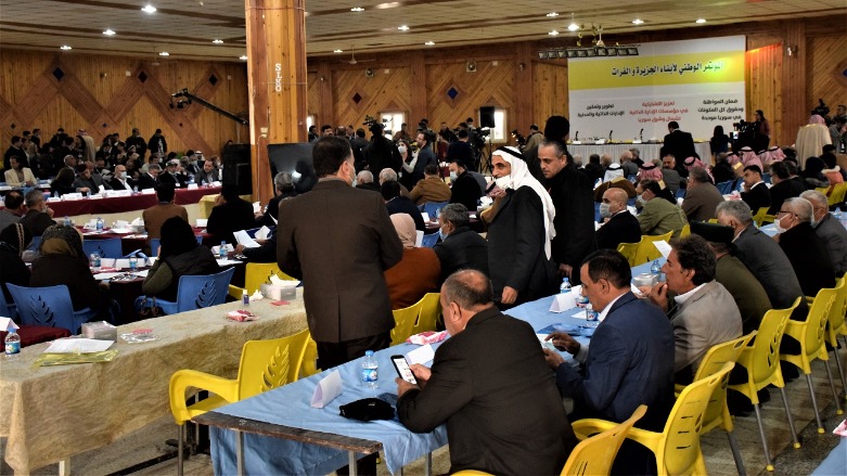 The National Conference for the People of Al-Jazeera and Euphrates in Hasakah city, November 25, 2020 (Photo: Hawar News Agency).