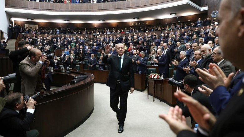 اردوغان در پارلمان ترکیه