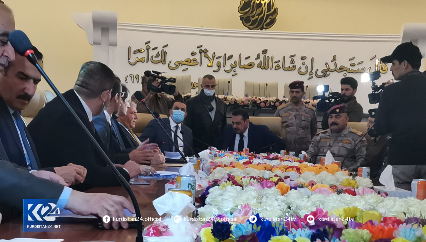 كۆبوونەوەی لیژنەی پەرلەمانی عێراق لەگەڵ له‌گه‌ڵ فه‌رمانده‌ی ئۆپراسیۆنه‌كانی كه‌ركووك 