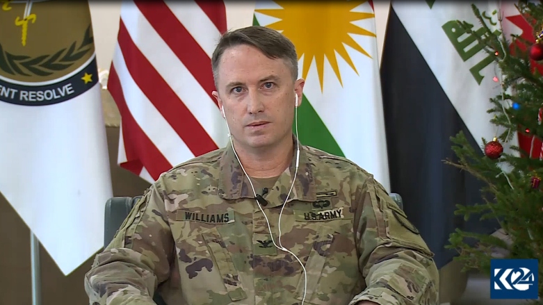 دیوید ویلیامز، فرمانده مرکز هماهنگی مشترک نیروهای ائتلاف در اقلیم کُردستان
