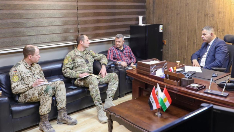 Ministry of Peshmerga officials meeting with Coalition partners in Erbil, Nov. 30, 2021. (Photo: Ministry of Peshmerga/KRG)