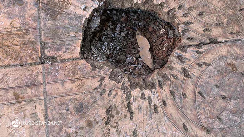 دیمه‌نێكی شوێنه‌واری په‌لاماره‌كه‌ی داعش