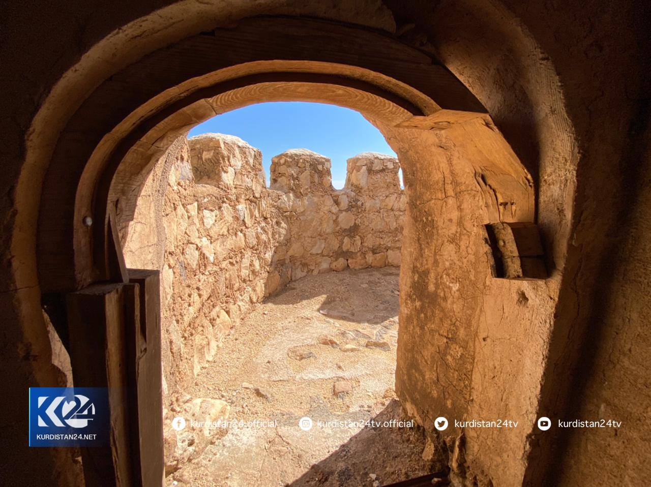 Khanzad Castle in the Kurdistan Region’s Erbil province. (Photo: Kurdistan 24)