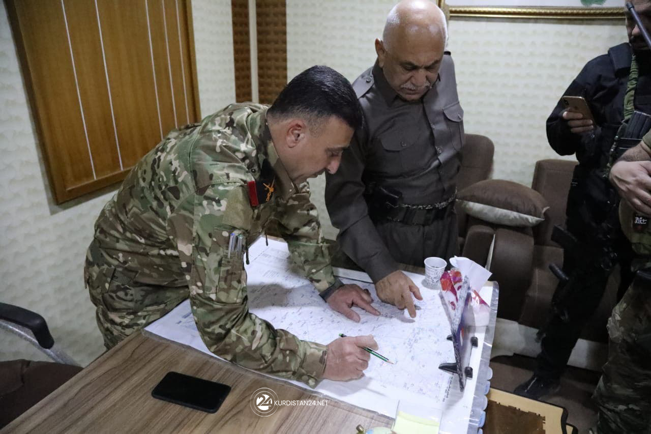 دیارکردنی مۆڵگەکانی داعش لەسەر نەخشە
